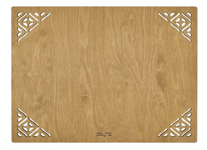 Hermia Juego de 6 Salvamanteles de Madera Corpat - Honey Hermia Juego de 6 Salvamanteles de Madera Corpat - Honey